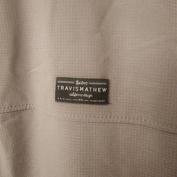 Travis Mathew Gray Full Zip High-performance Jacket Mens XXL - Picture 3 of 10
